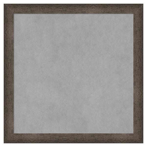 Amanti Art Dappled Light Bronze Narrow 23 in. x 23 in. Framed Magnetic Board