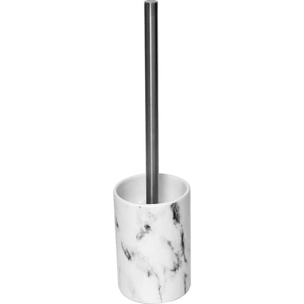 EVIDECO French home goods Marble Collection Bath Toilet Bowl Brush Dolomite White