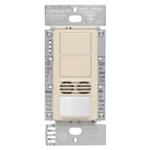 Maestro Dual-Circuit Dual-Tech Motion Sensor Switch, 6-Amp/Single-Pole or 3-Way, Light Almond (MS-A202-LA)