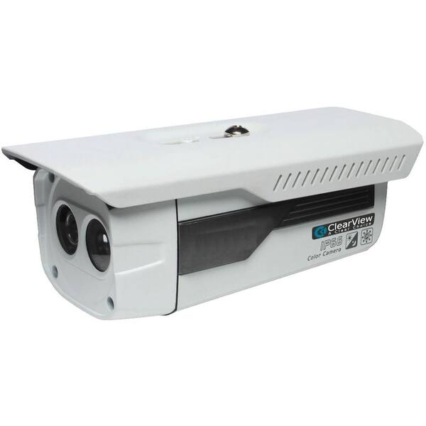 ClearView Wired Indoor or Outdoor IR Bullet Standard Surveillance Camera with 600TVL