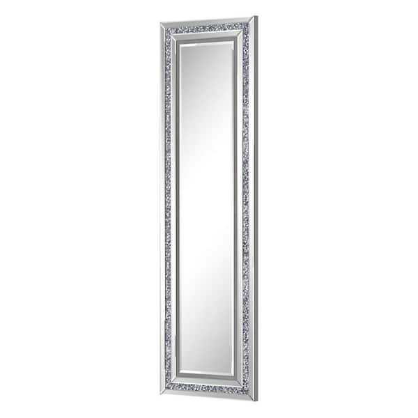 59.06 in. W x 17.72 in. H Rectangle Framed Silver Mirror