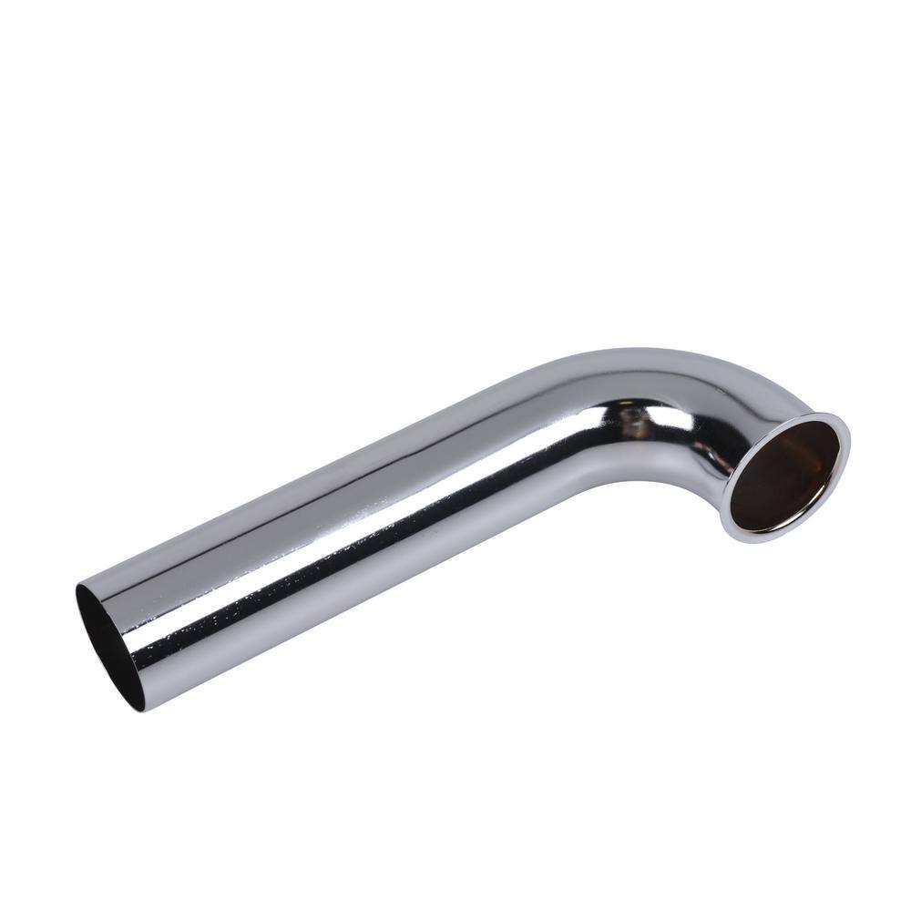 DBHL 11/2 in. x 7 in. ChromePlated Brass Sink Drain Outlet Waste Arm
