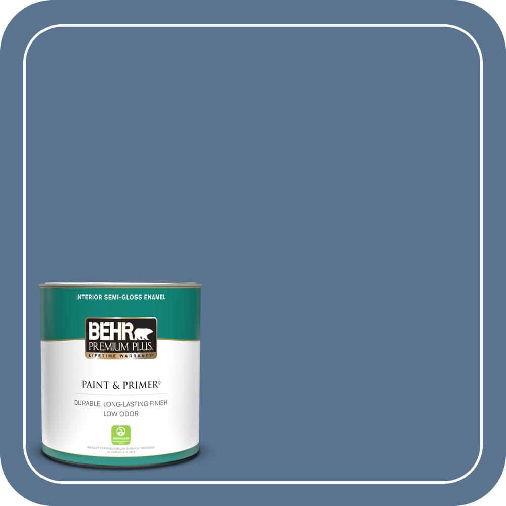 1 qt. #PPU14-18 Laguna Blue Semi-Gloss Enamel Low Odor Interior Paint & Primer price history on PriceWatchPro