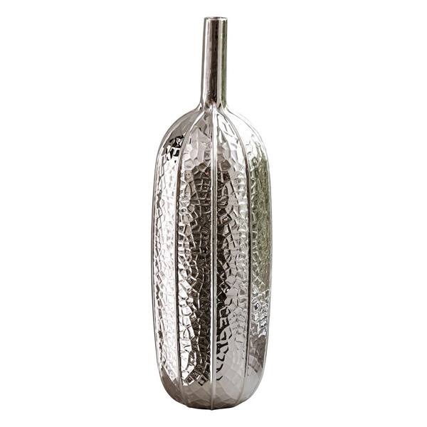 Unbranded Small Crackle Nickel Bottle Decorative Vase