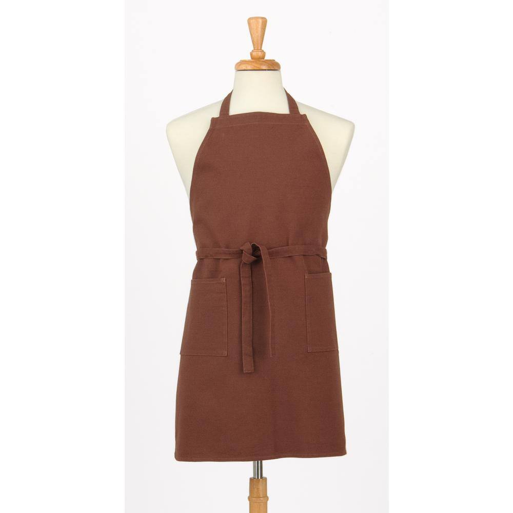 ASD Living Two Pocket Cotton Canvas Chef's Apron, Brown-01-431 - The ...