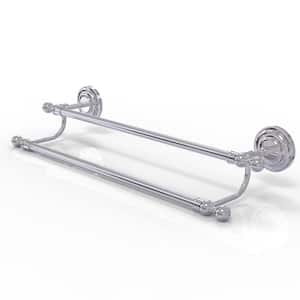 Que New Collection 36 in. Double Towel Bar in Polished Chrome