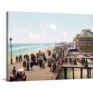 "The Board Walk Atlantic City New Jersey Vintage Photograph" by The Henry Ford Canvas Wall Art