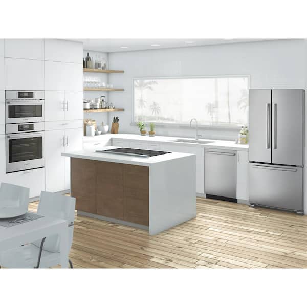 Bosch 500 Series 30 in. 2.1 cu. ft. Over the Range Microwave in Stainless  Steel HMV5053U - The Home Depot