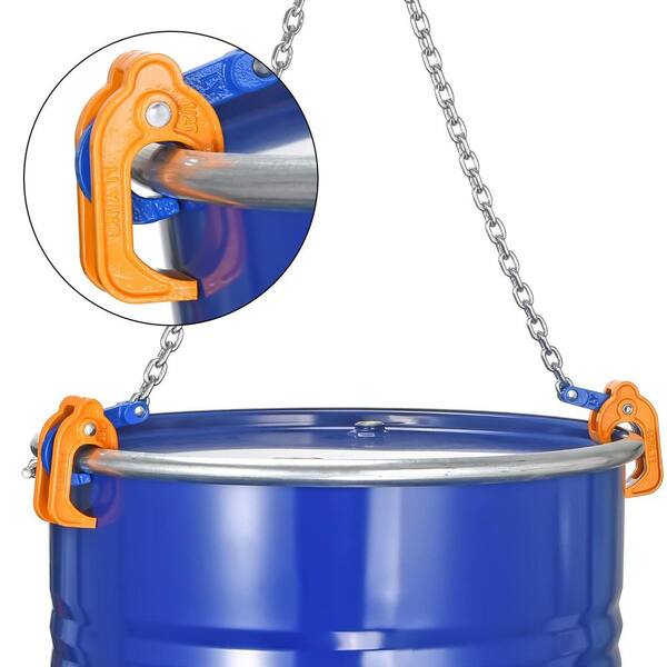 FITHOIST Chain Drum Lifter | 2200 Lbs Vertical Drum Lifter Chain Sling | Drum Handling Equipment