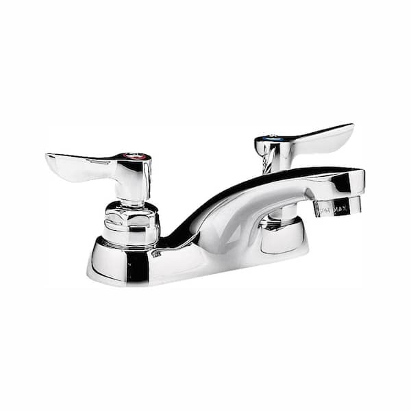 American Standard Monterrey 4 in. Centerset 2-Handle 0.5 GPM Bathroom Faucet with Grid Drain in Polished Chrome