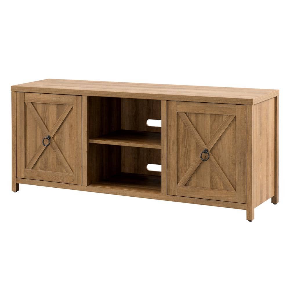 Meyer&Cross Granger 58 in. Golden Oak TV Stand TV0679 The Home Depot