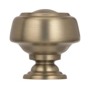 Kane 1-5/8 in. (41mm) Classic Golden Champagne Round Cabinet Knob