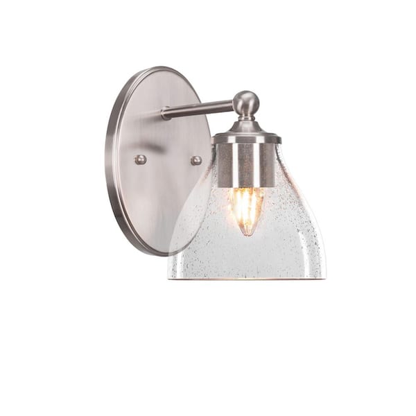 Unbranded Royale 1-Light Brushed Nickel Wall Sconce