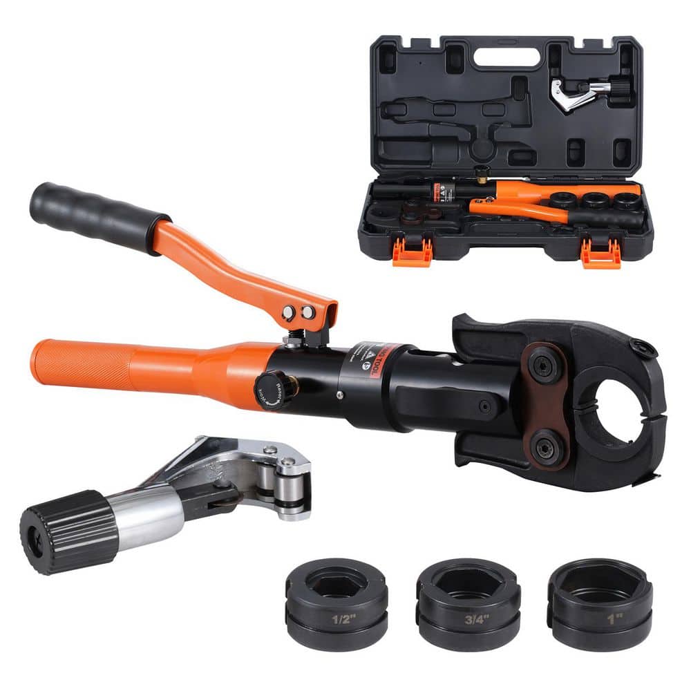 Copper Pipe Crimping Tool, Hydraulic Driven Press Tool with 1/2in. 3/4in., 1in. Jaws, Copper Tube Fittings Pipe Crimpers price history on PriceWatchPro