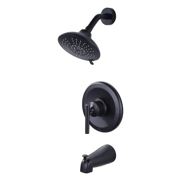 ARCORA 6 in. Shower System with Bathtub Spout-Shower and Thermostatic Valve in Oil Rubbed Bronze