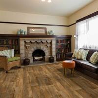Aged Birch Wood Residential/Light Commercial Vinyl Sheet Flooring 12ft. Wide x Cut to Length
