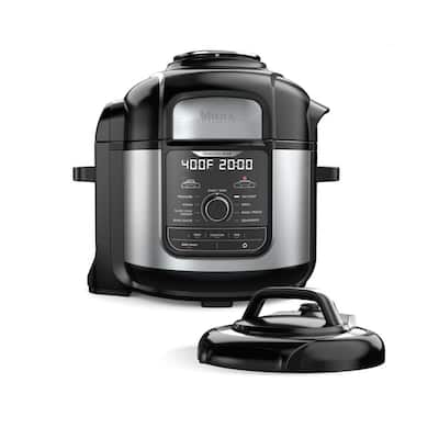 Foodi Deluxe 8 qt. Black Electric Pressure Cooker and Air Fryer