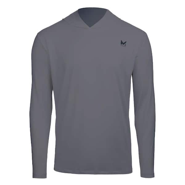 Long Sleeve Hoodie Shirt Charcoal - X Large