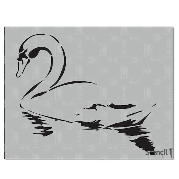 Stencil1 Swan Stencil