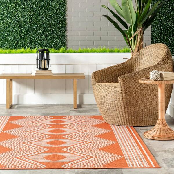 The Rug Hub Ribbed Non-Slip Indoor Outdoor Mat