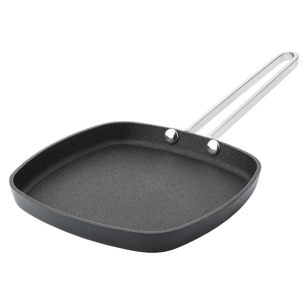 Terra Collection 6 in. Aluminum Nonstick Mini Griddle with Stainless Steel Handle