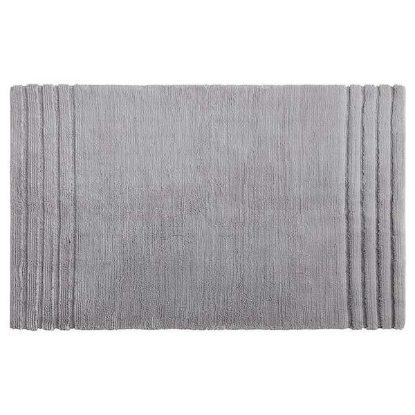 Mohawk Home Empress 30 in. x 50 in. Cotton Machine Washable Bath Mat in Gray