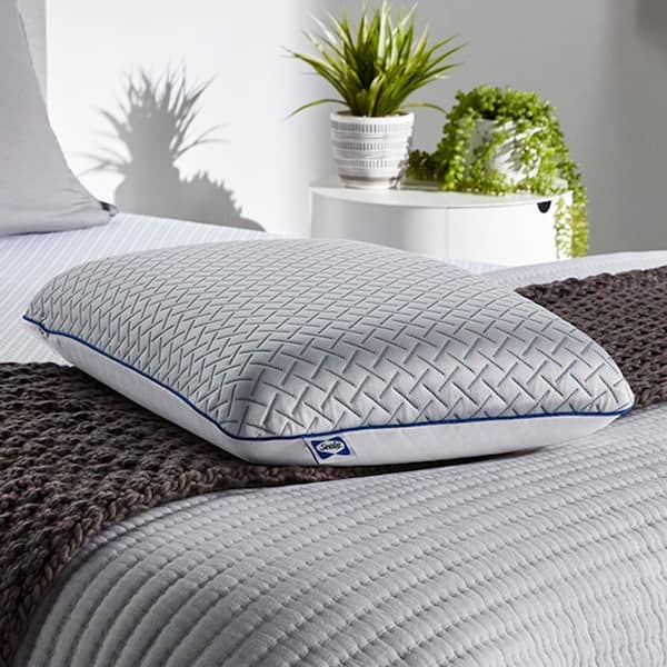 Sealy Essentials 24 in. x 16 in. Cool Touch Memory Foam Standard Bed Pillow  F01-00789-ST0 - The Home Depot