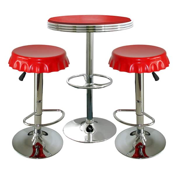 retro bistro table and chairs