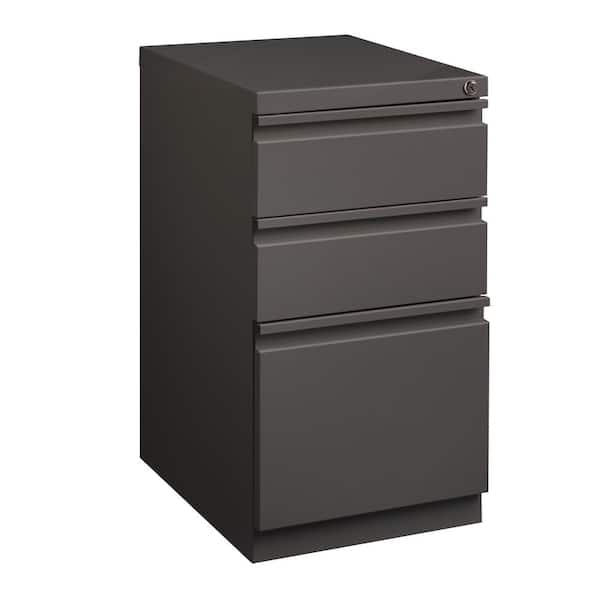 Hirsh 20 in. D 3-Drawer Medium Tone Metal Letter Width 15 in. W Mobile Pedestal File Cabinet Box-Box-File