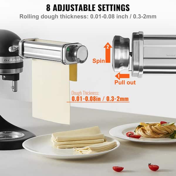 3 In 1 Pasta Maker Attachment Kit For Kitchenaid Stand Mixers Noodle