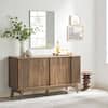 Modway EEI-6157-WAL Render 46 Corner TV Stand in Walnut Finsh