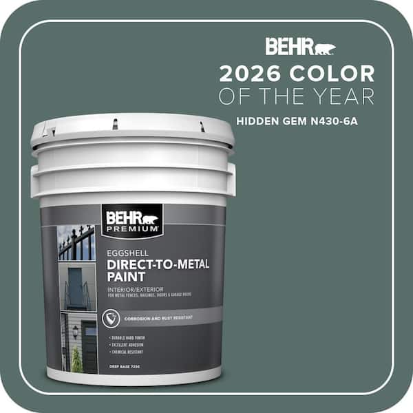 5 gal. #N430-6A Hidden Gem Eggshell Direct to Metal Interior/Exterior Paint
