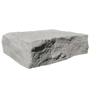 13 in. x 42 in. x 34 in. Gray Polyethylene Extra Extra-Large Landscape Rock Unit