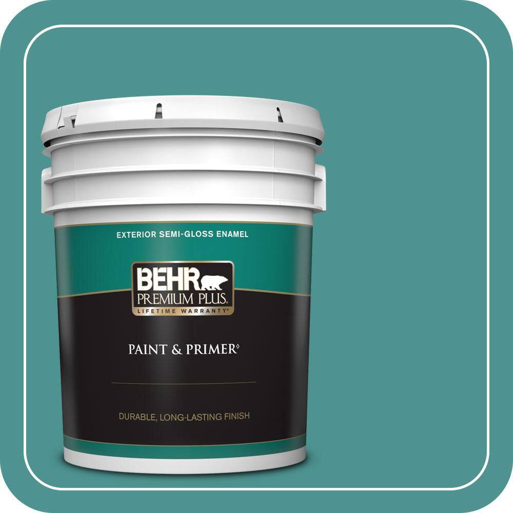 5 gal. #500D-6 Mirage Lake Semi-Gloss Enamel Exterior Paint & Primer price history on PriceWatchPro