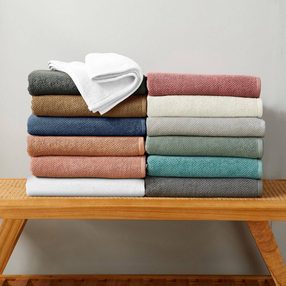 Mocha 100% Cotton Quick-Dry Bath Towel Set (4-Pack)