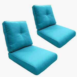 22 in. x 24 in. 4-Piece CushionGuard Deep Seating Outdoor Lounge Chair Replacement Cushions