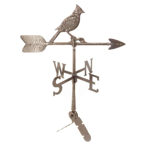 Montague Metal Products 24 in. Aluminum Cardinal Weathervane - Oil Rubbed