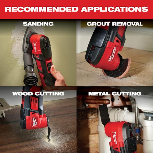 Milwaukee M18 18-Volt Lithium-Ion Cordless Oscillating Multi-Tool  