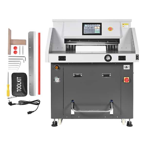 Electric Paper Cutter, 28 in. Tile Cutter with Steel Blade, Cuts Through Nylon and Flooring Tool Features