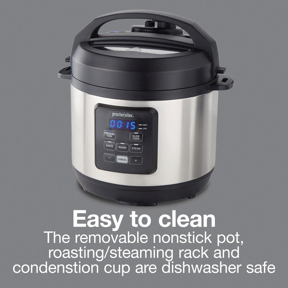 Stainless Steel 3 Quart Multi-Function Pressure Cooker
