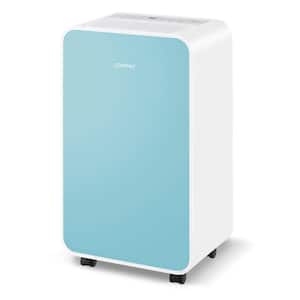 32 pt. 2500 sq. ft. Dehumidifier for Home Basement 3 Modes Portable in. Blue