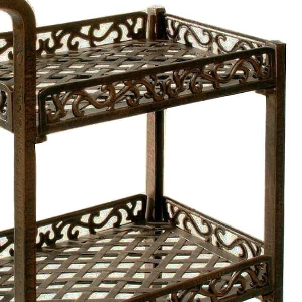 Oakland Living 2 Level Plant Stand Antique Bronze