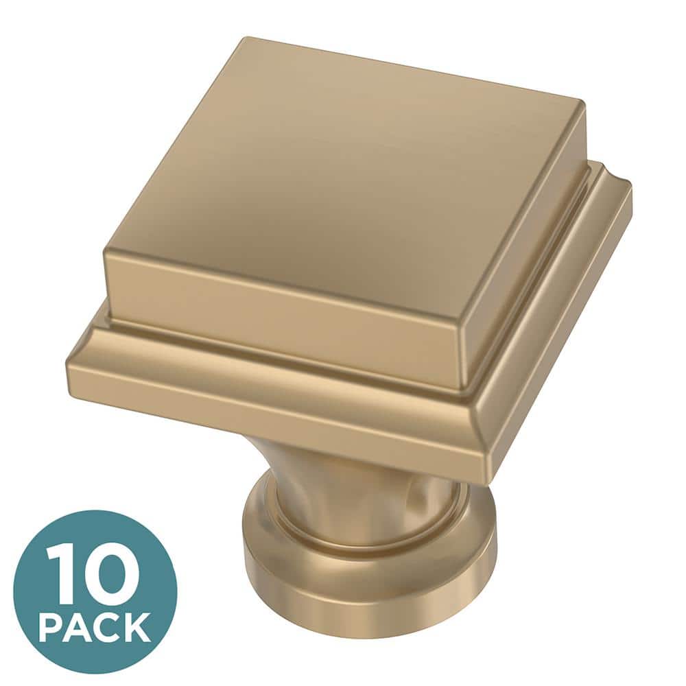 Liberty Classic Square 11/9 in. (28 mm) Champagne Bronze Knob