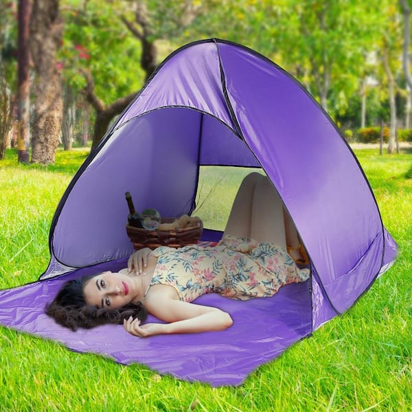 cenadinz Pop Up Beach Tent Sun Shade Shelter Anti-UV Automatic