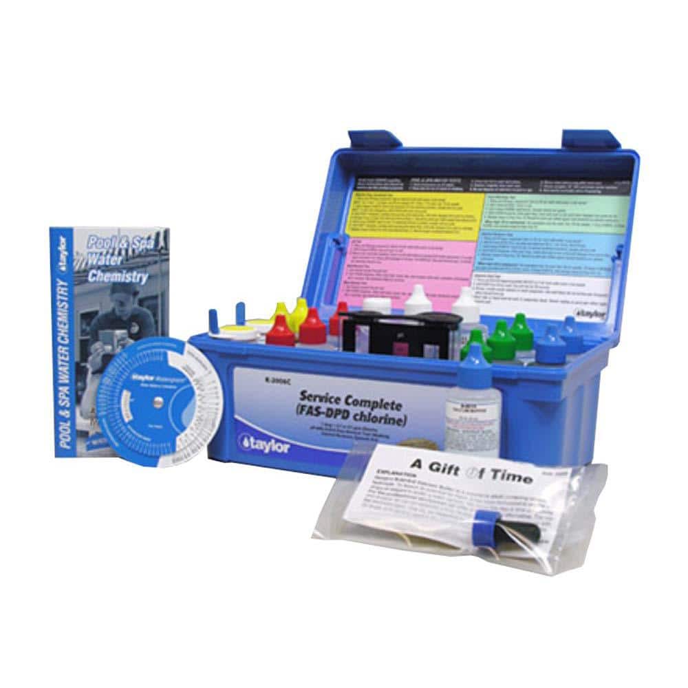 Taylor 2000 Service Complete Swimming Pool FAS-DPD Chlorine Test Kit -  K2006C