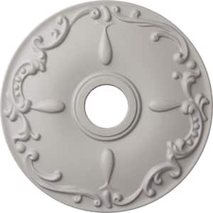 1-1/4 in. x 18 in. x 18 in. Polyurethane Kent Ceiling Medallion, Ultra Pure White
