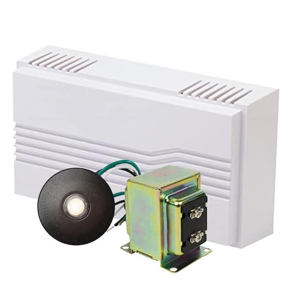 Hardwired Chime Kit with 16-Volt/30VA Transformer and Recess-Mount Metal Oil-Rubbed Bronze Button