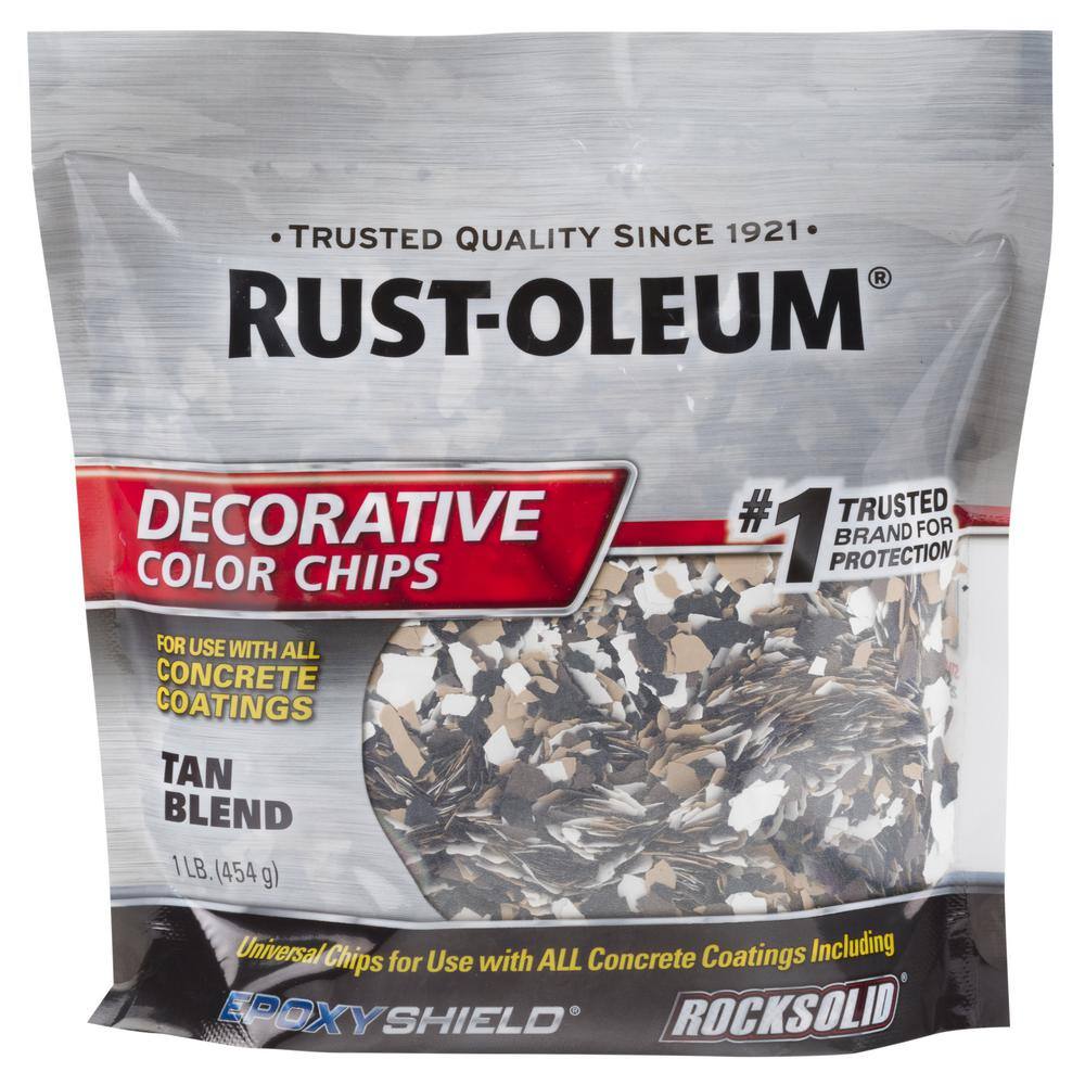 rust oleum decorative flakes