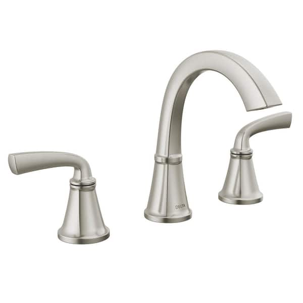 Geist 8 in. Widespread Double-Handle Bathroom Faucet in Spotshield Brushed Nickel