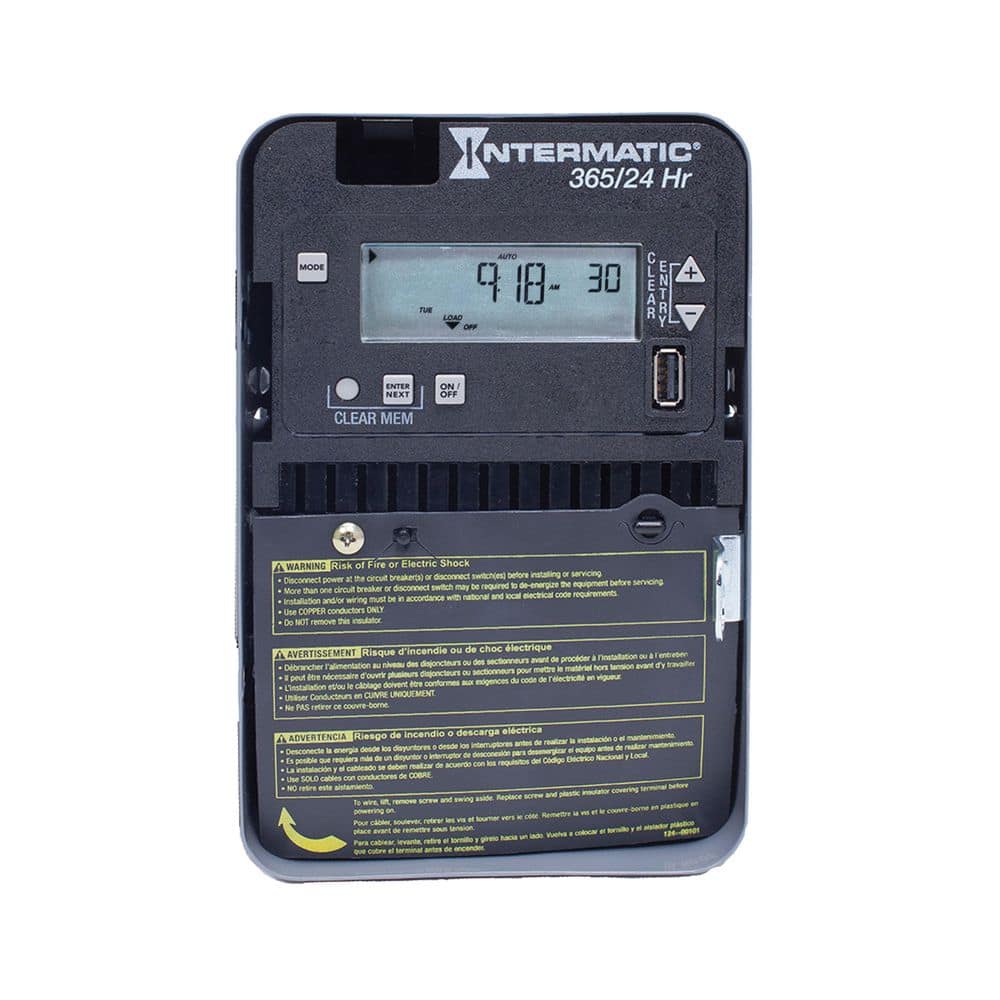 24-Hour/365 Day 1-Circuit Electronic Control, 120-277 VAC, SPST, Indoor Metal Enclosure price history on PriceWatchPro
